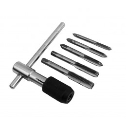 Set of taps M5, M6, M7, M8, M10 with tap iron