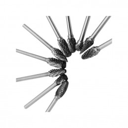 Set of high quality cutters, tungsten carbide (10 pieces, 3 mm