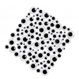 Juego grande (2000 piezas) ojos ondulantes para niños