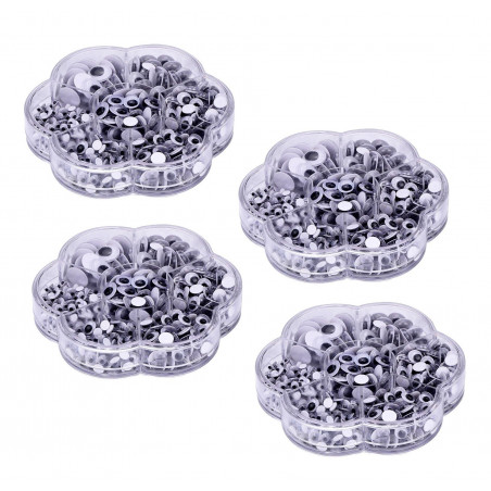 Large set (2000 pcs) wiggle eyes for kids, self adhesive Large set (2000 pcs) wiggle eyes for kids, self adhesive