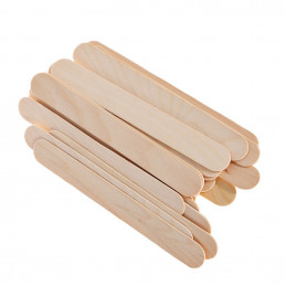 Set of 500 wooden sticks (birchwood), 150x18x1.8 mm