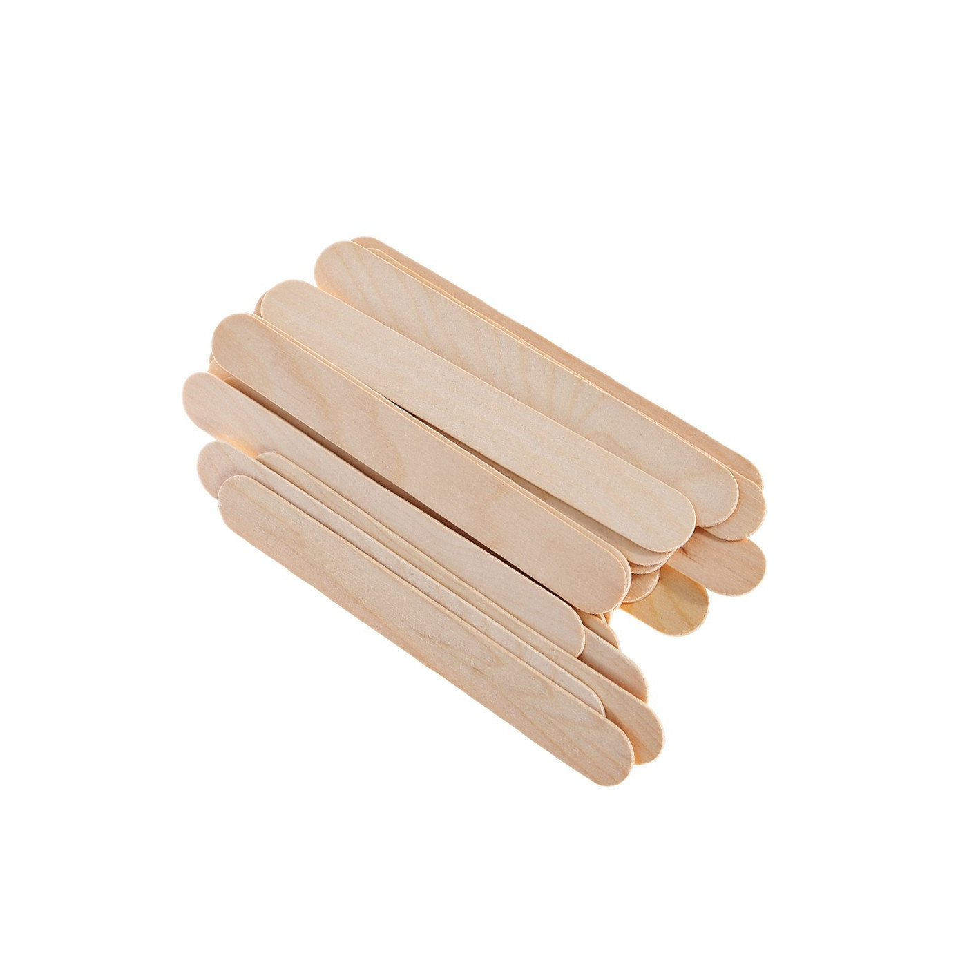 Set of 500 wooden sticks (birchwood), 150x17x1.7 mm