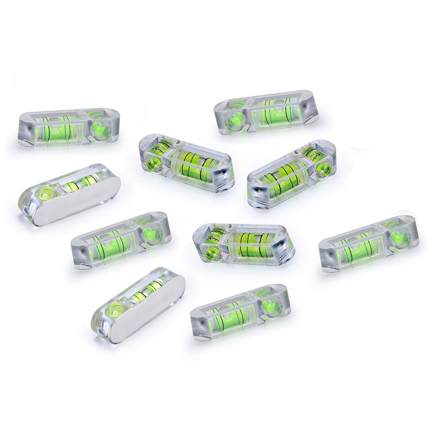 Produktbild von BIlinli Hochpräzise Transparente Zwei-Richtungs-Wasserwaage Mit Mini- Wasserwaage