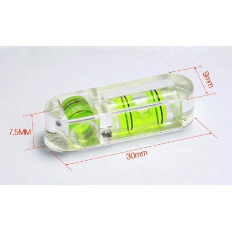 Mini niveau à bulle de 15mm, niveau à bulle rond, niveau rond en