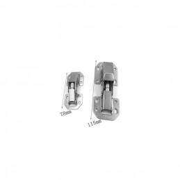 Set of 16 cabinet hinges metal (size 1: 78 mm)