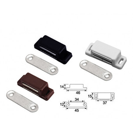 Set von 32 magnetische Schlösser, Weiß Set von 32 magnetische Schlösser, Weiß
