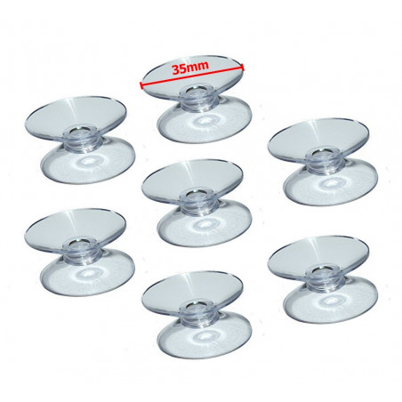 Set of 60 rubber suction cups double (35 mm) Set of 60 rubber suction cups double (35 mm)