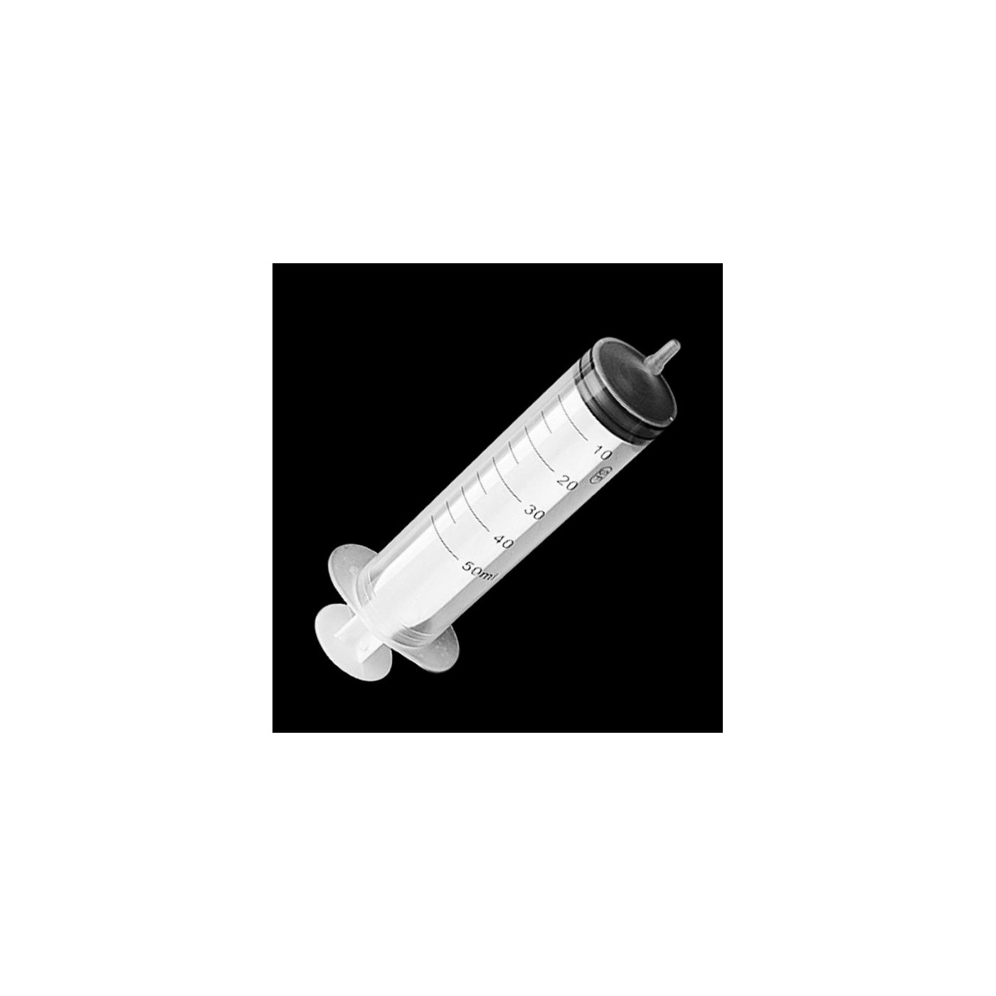 Set of 10 extra large syringes (50 ml, without needle, for
