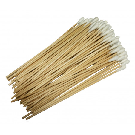 Set von 500 Wattestäbchen, extra lang (15 cm) Set von 500 Wattestäbchen, extra lang (15 cm)