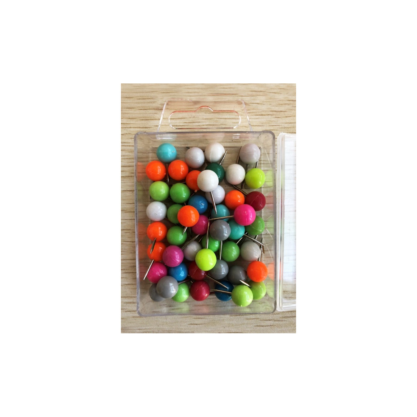 Conjunto de 250 pasadores de bolas: colores mezclados en 5 cajas - 1 Conjunto de 250 pasadores de bolas: colores mezclados en 5 cajas - 1