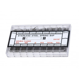 Watchstrap pins 1.5 mm (250 pcs) with free pin remover tool