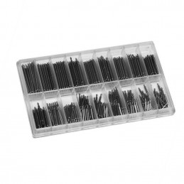 Set von etwa 250 Stück 1.5 mm Uhrenpins mit pin entferner