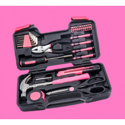 Schönes Geschenk für Frauen: Werkzeugset rosa