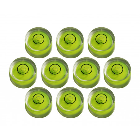 Set von 10 mini Wasserwaagen, Größe 1 (8x5.5 mm)