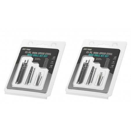 Set van 50 micro hss boortjes (2 doosjes) Set van 50 micro hss boortjes (2 doosjes)