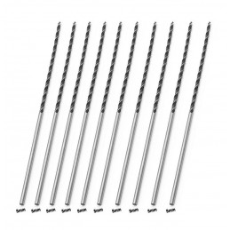 Set of 10 extra long wood drill bits (5x300 mm)