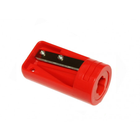 Carpenters pencil sharpener red