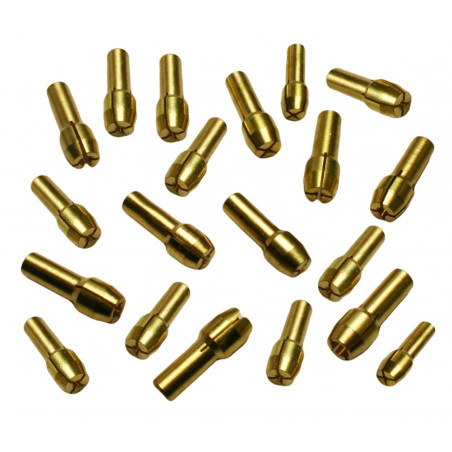 Complete set von 20 Spannzangen (4,3 mm) für z.B. dremel - 1 Complete set von 20 Spannzangen (4,3 mm) für z.B. dremel - 1