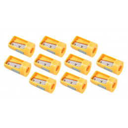 Linex Pencil Sharpener - Double - Yellow » Always Cheap Shipping