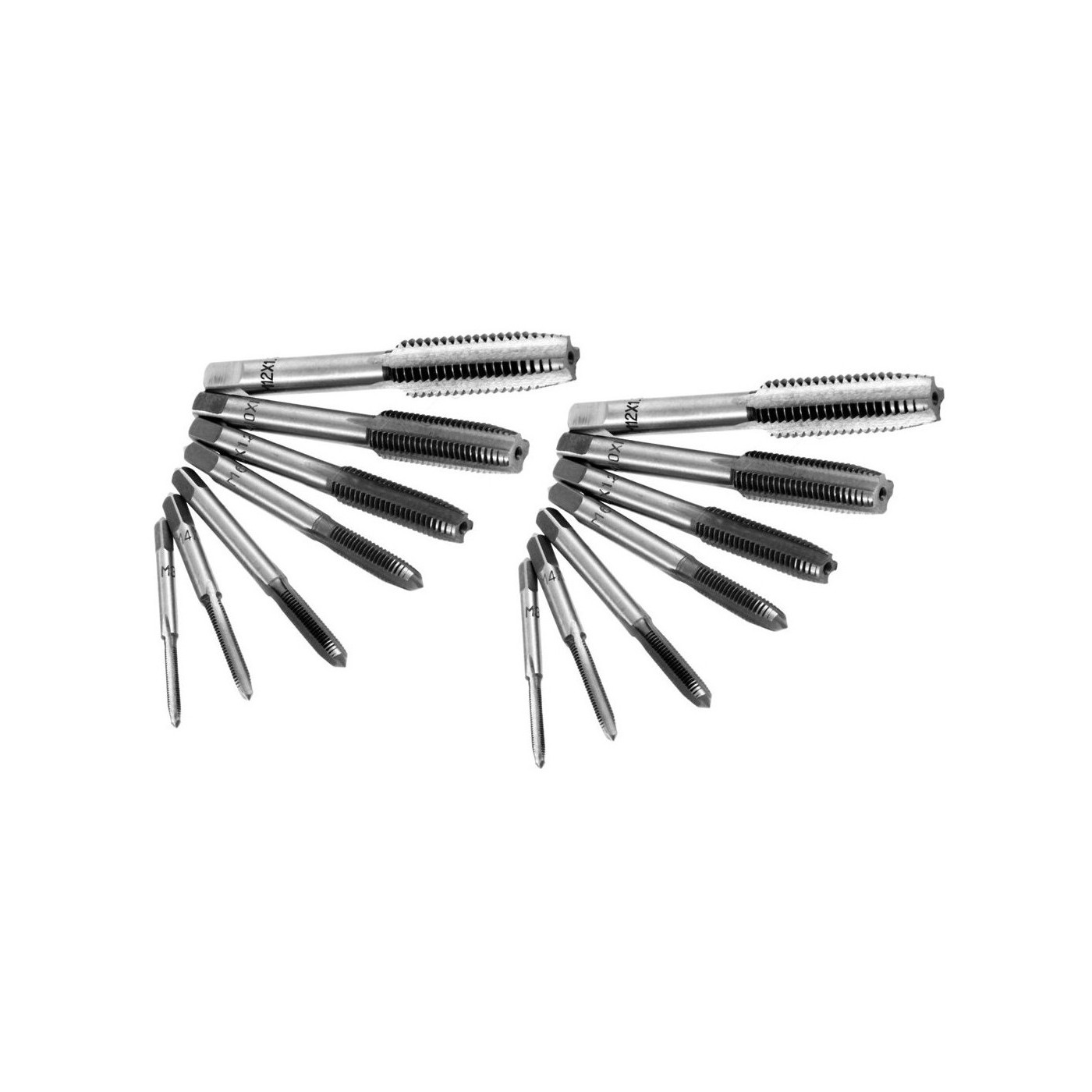 Set of 14 taps (M3-M12)