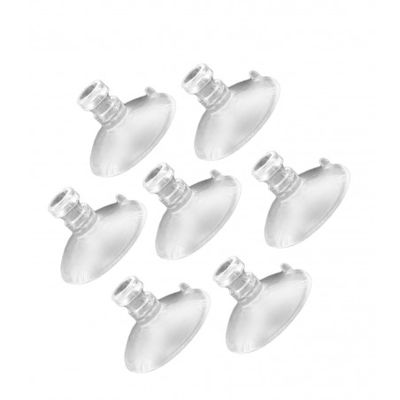 Set of 60 pvc suction cups (30 mm dia, 5 mm hole)