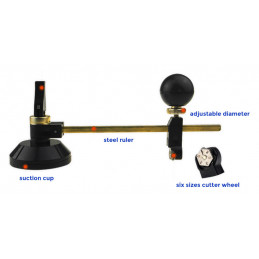 Circle glass cutter (40 cm diameter)