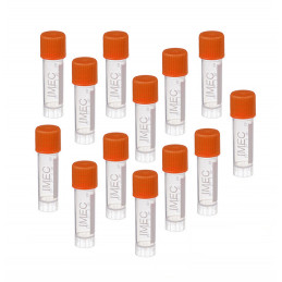 Set von 100 Reagenzgläsern aus Kunststoff (1,8 ml, mit