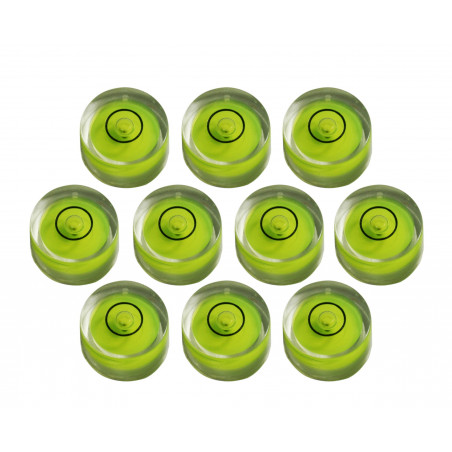 Set von 10 mini Wasserwaagen, Größe 3 (12x6 mm) Set von 10 mini Wasserwaagen, Größe 3 (12x6 mm)
