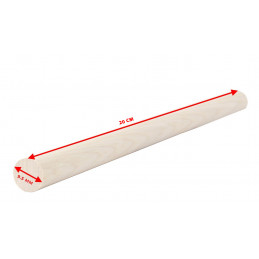 Juego de 100 palitos de madera (20 cm de largo, 9,5 mm de