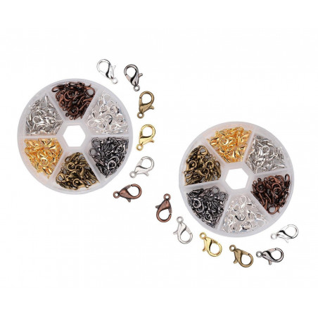 Set von 240 Klammern für Schmuck und Kleidung Set von 240 Klammern für Schmuck und Kleidung