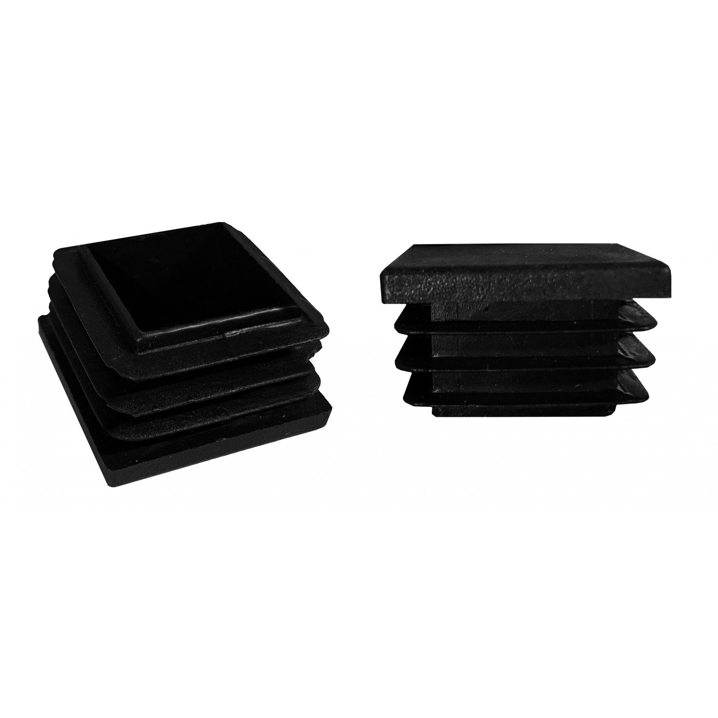 Plastic chair leg cap (square, 8.5-12 mm, black)