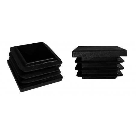 Set of 50 chair leg caps (F13/E18/D19, black)