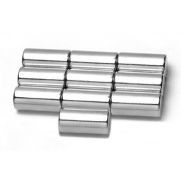 Set von 10 starken Magneten 10x15 mm