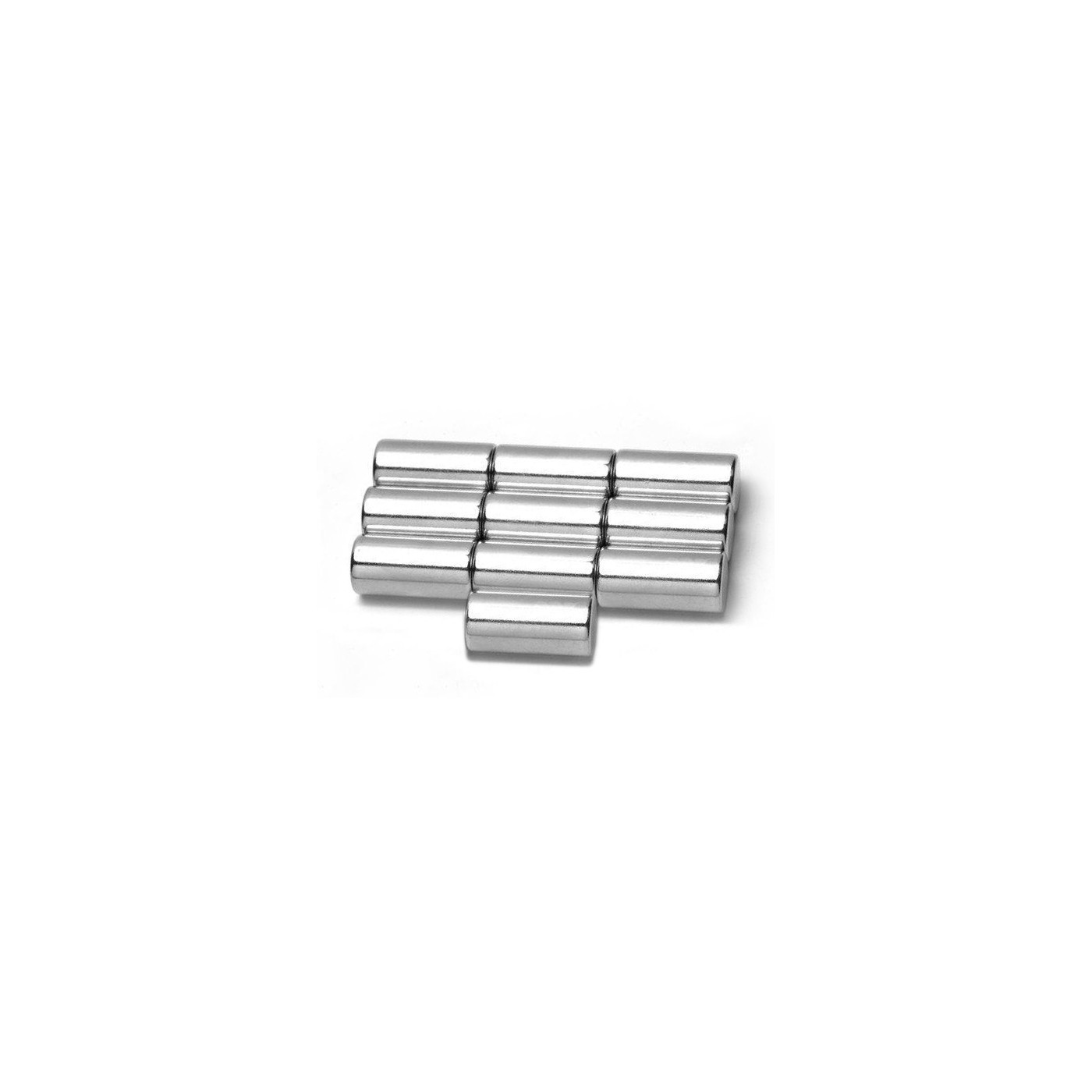 Lot de 10 aimants puissants 10x15 mm