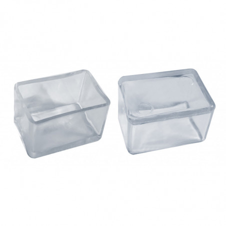 Set of 32 silicone chair leg caps (outside, rectangle, 20x40 Set of 32 silicone chair leg caps (outside, rectangle, 20x40