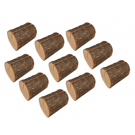 Set von 10 schönen Baumstumpfkartenhaltern (Typ 2) Set von 10 schönen Baumstumpfkartenhaltern (Typ 2)