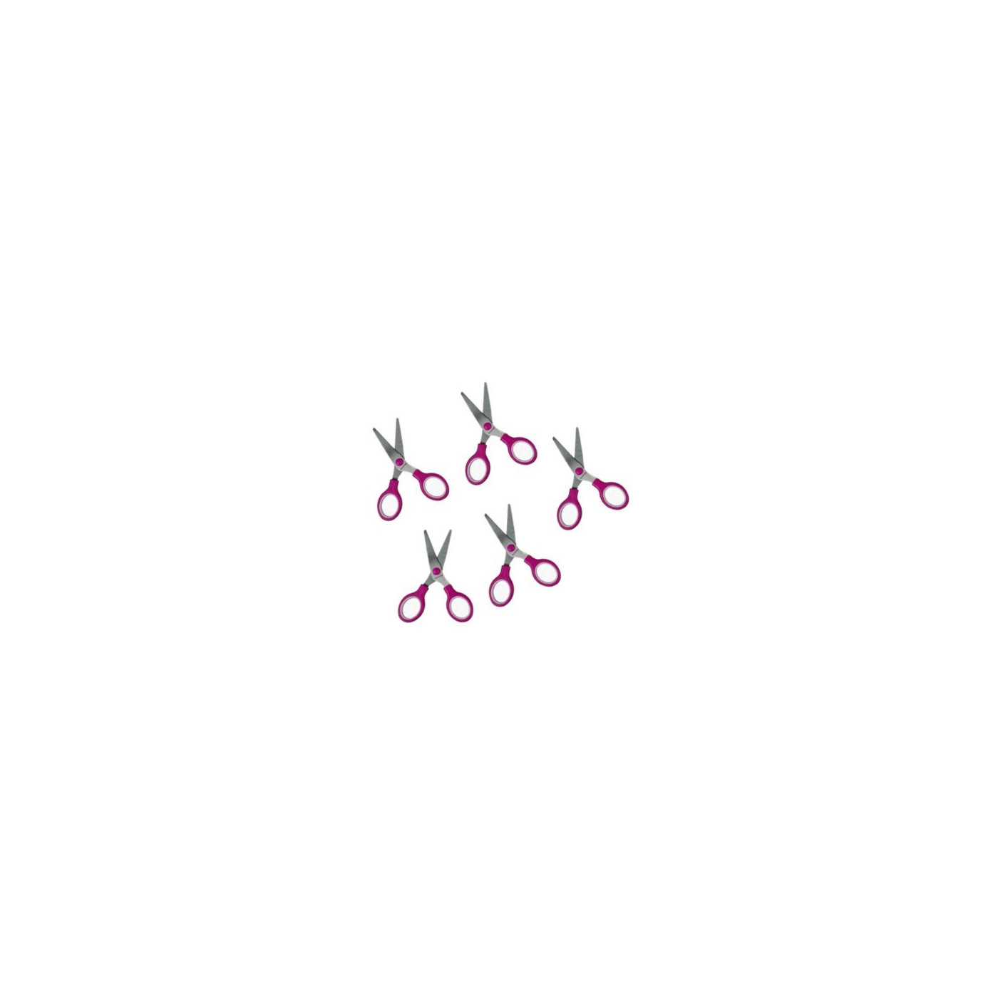 Set di 5 forbici per bambini (rosa)