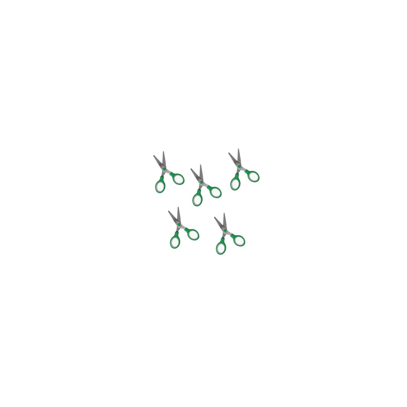 Set di 5 forbici per bambini (verde)