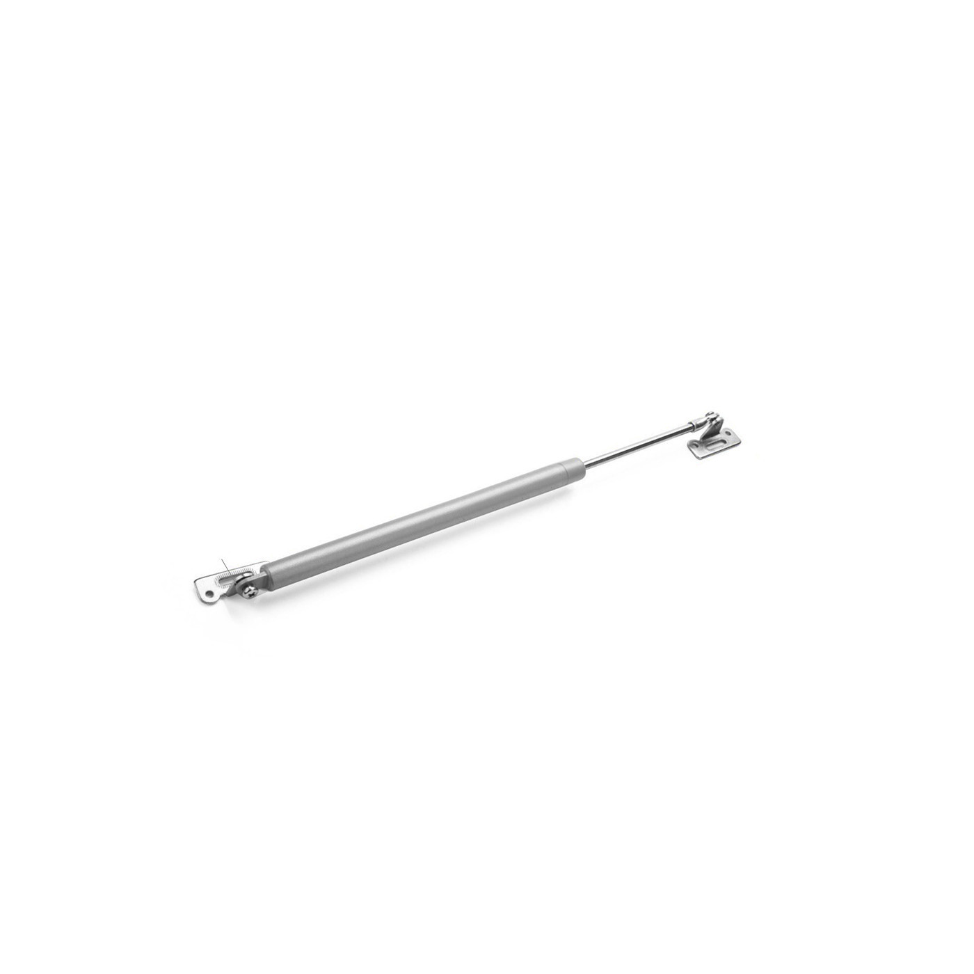 Universele gasveer (gasdrukveer) met beugels (250N/25kg, 350 mm, grijs) - 1 Universele gasveer (gasdrukveer) met beugels (250N/25kg, 350 mm, grijs) - 1