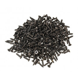 Set of 300 small screws (3.0x12 mm, countersunk, bronze color)