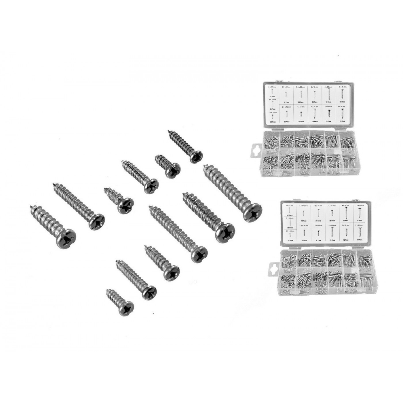 Set (700 pièces) vis Parker