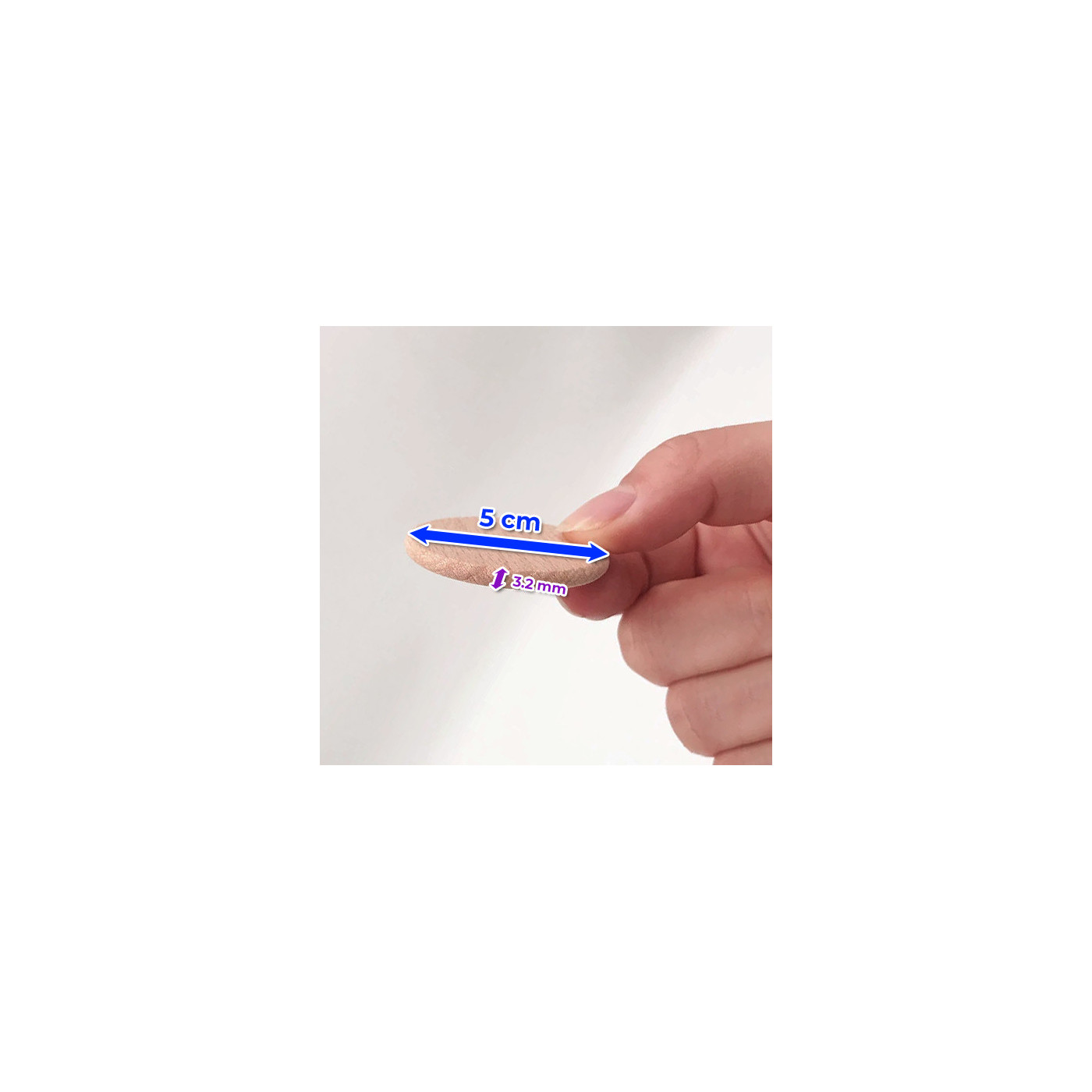 Étoiles Et Disques En Bois Pour Bricolage - 100 Pièces Décoratives