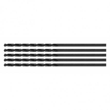 Set von 5 Metallbohrern (HSS, 4,5x75 mm) Set von 5 Metallbohrern (HSS, 4,5x75 mm)