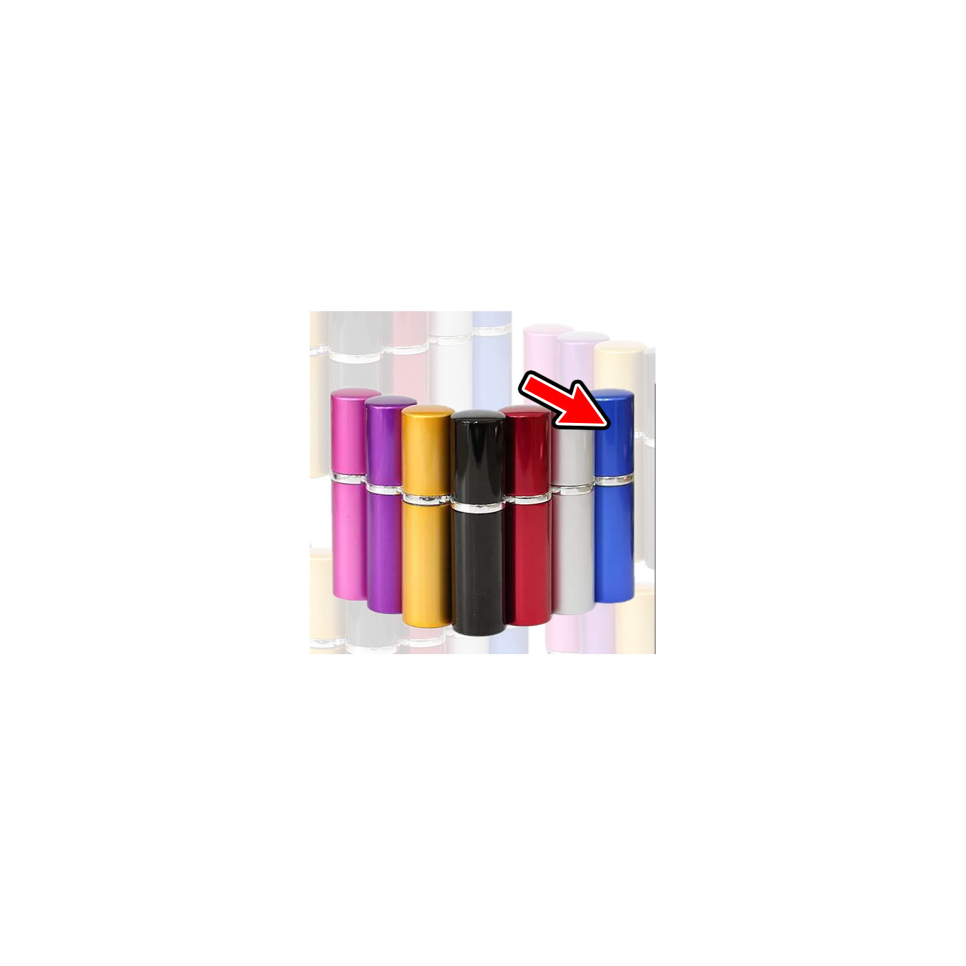 Set von 5 Zerstäubern (10 ml, dunkelblau) - 1 Set von 5 Zerstäubern (10 ml, dunkelblau) - 1