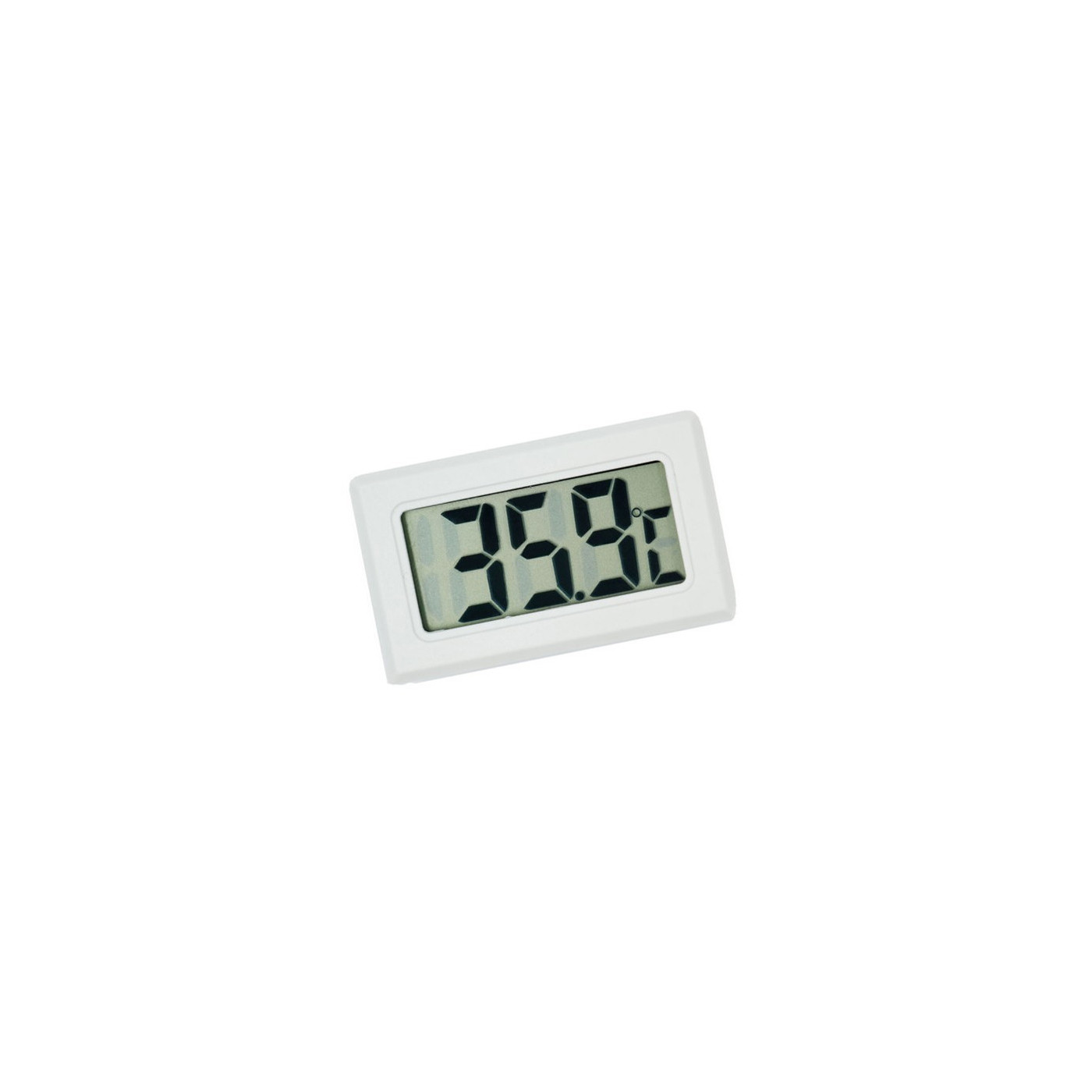 Meter voor temperatuur, thermometer LCD (wit)