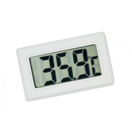 LCD indendørs temperaturmåler (hvid)