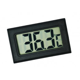 LCD indoor temperature meter (black)