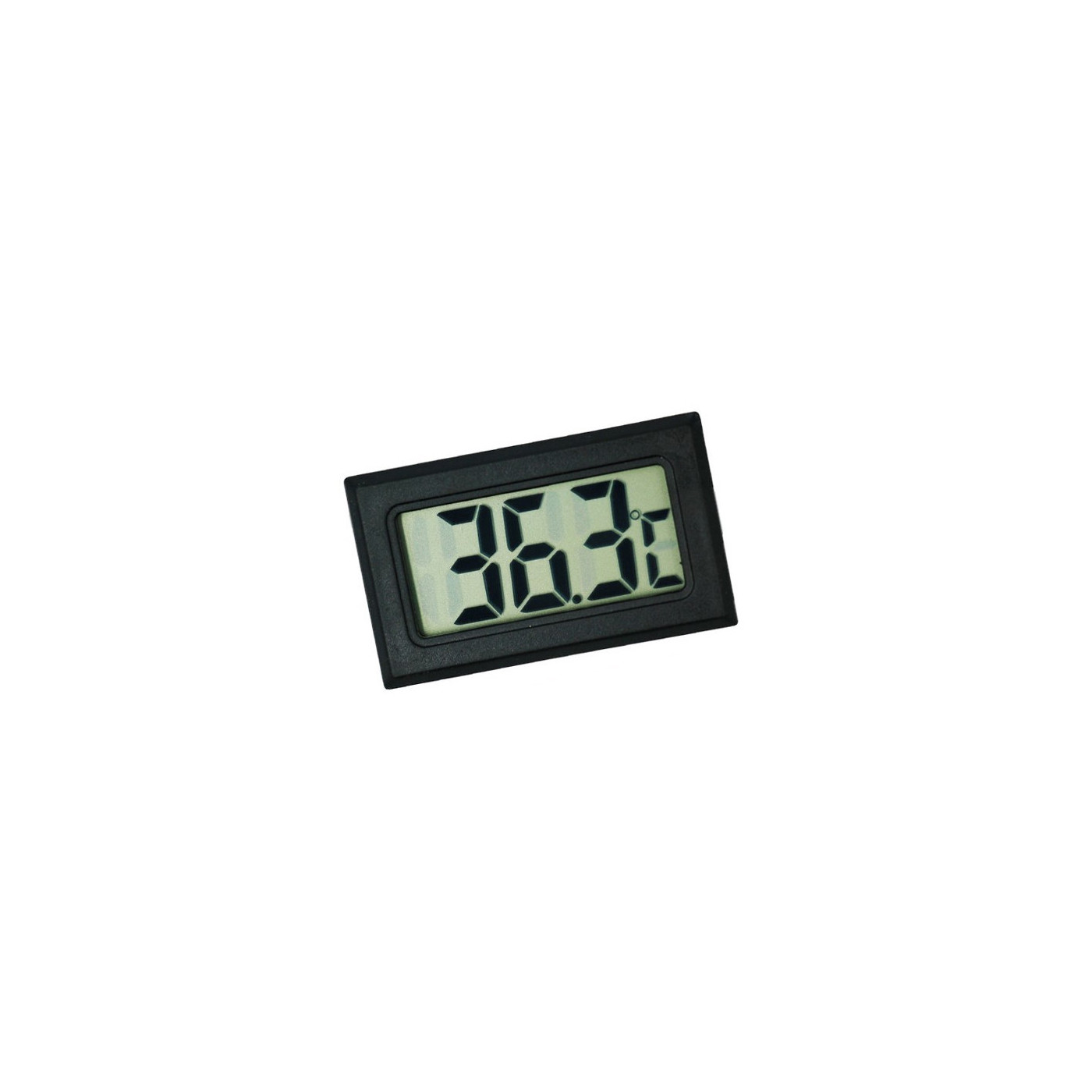 LCD indoor temperature meter (black)