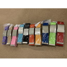 Set of 5 basic, casual belts, red (color 10)