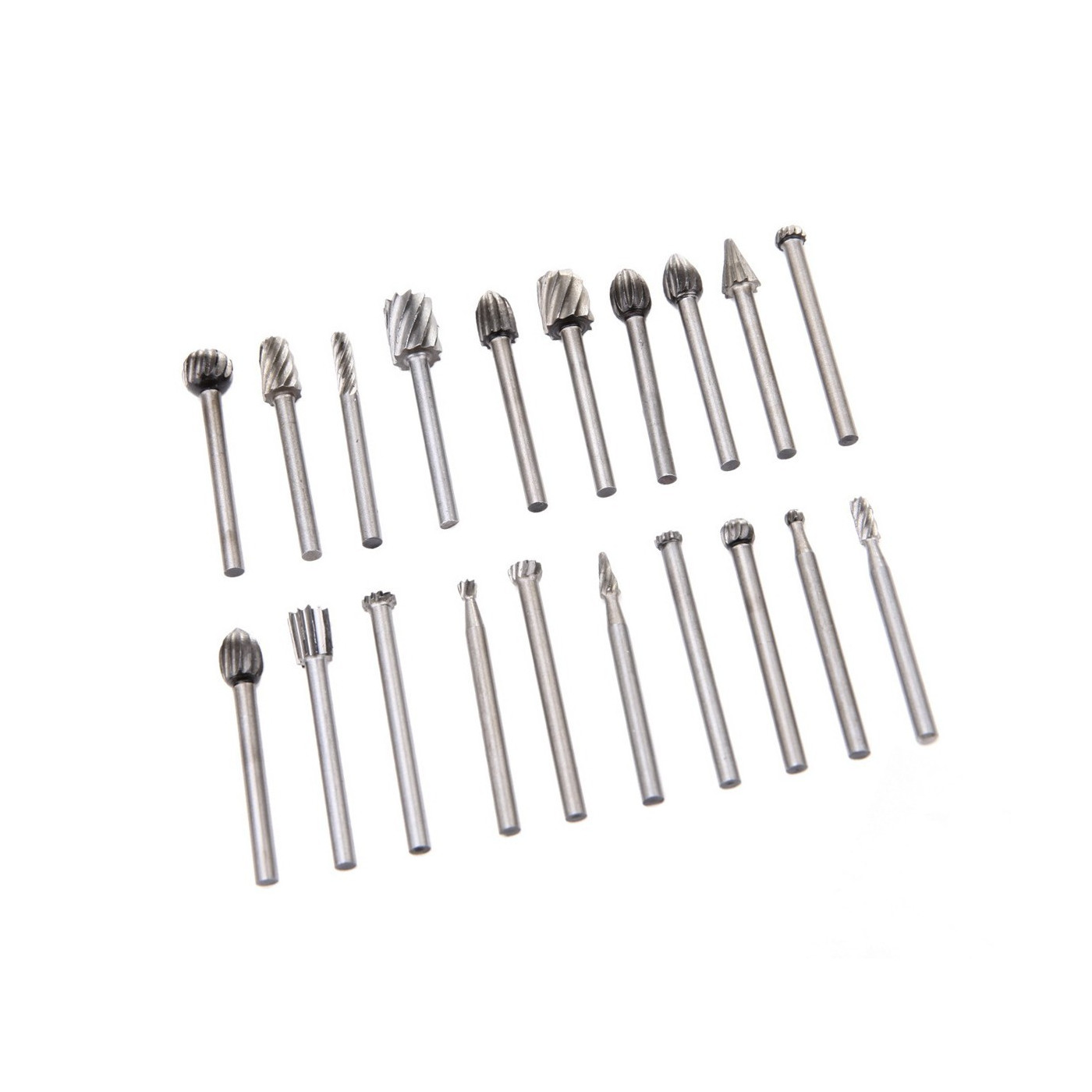 Set mini (dremel) fresa / rebarbas (20 peças)